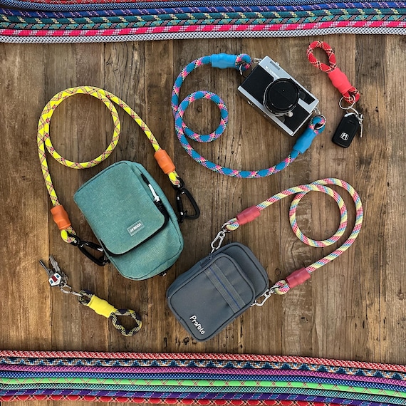 150+ Upcycled Climbing Rope Straps (Bag + Camera), Fully Customizable, Recycled From Real Brand Name Climbing Ropes :)