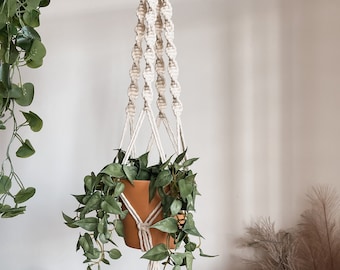 Timeless Macrame Plant Hanger | Boho Home Decor | Indoor Planters | Plant Accessories | Plant Decor | Home Decor