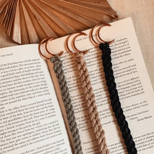 Mini Crescent Moon Bookmark | Boho Gift Ideas | Book Accessories | Gifts for Readers | Book Lovers | Valentines Gift Ideas