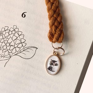 Katzen Charm Lesezeichen - Buch Accessoires für Leser