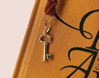 Key to My Heart Charm Bookmark - Bookish Accessories for Readers