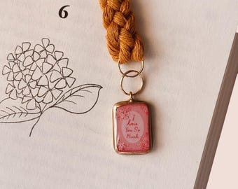 I Love You So Much Charm Bookmark - Bookish Accessories