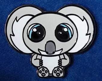Cute Koala Enamel Pin, Koala Pin Gift, Hard Enamel Animal Pin, Animal Lover Gift - Gerry Kazoo the Koala