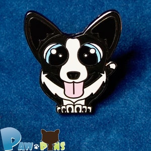 Cute Corgi Enamel Pin, Corgi Pin Gift, Hard Enamel Animal Pin, Animal Lover Gift - Skip the Corgi