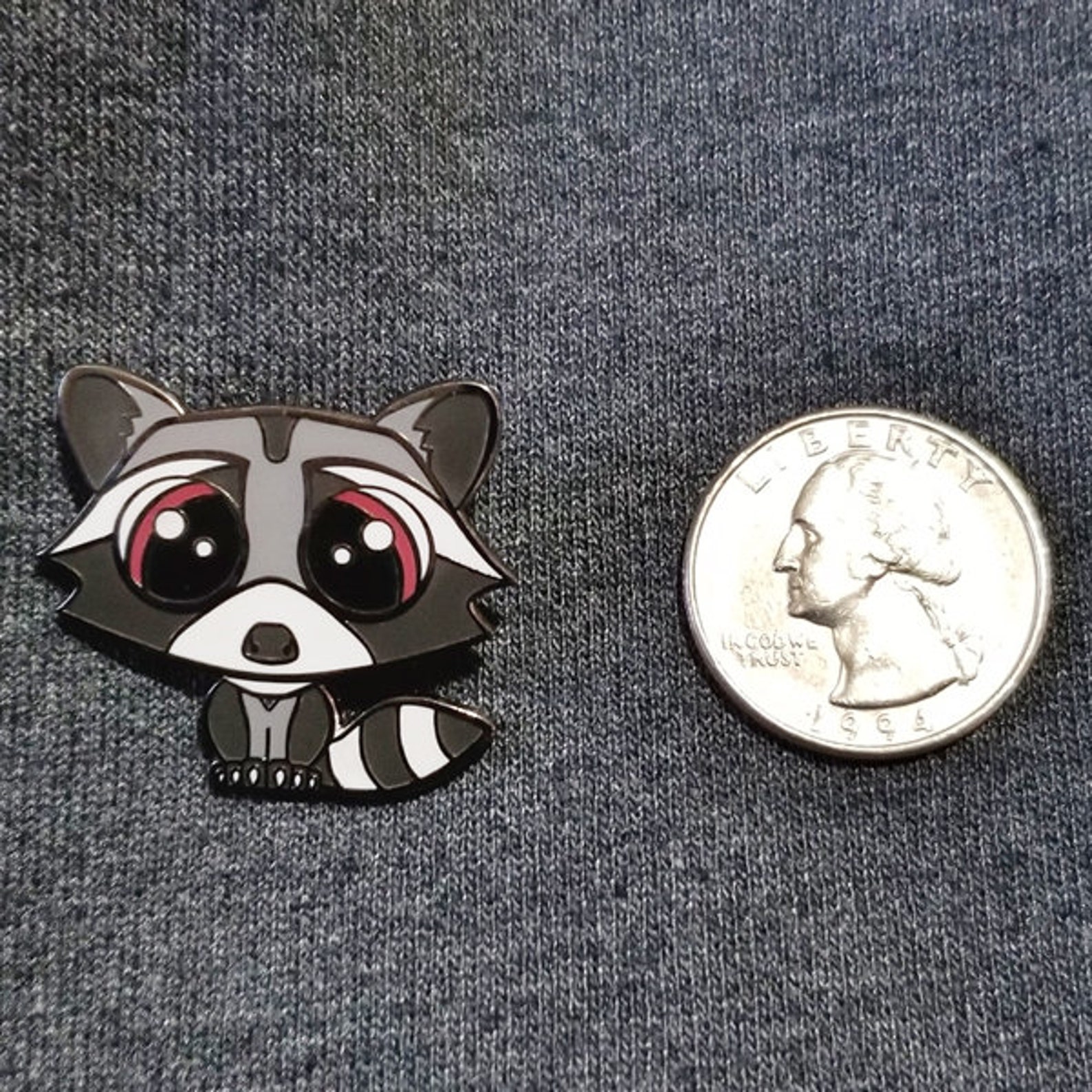 Cute Raccoon Enamel Pin Raccoon Pin Gift Hard Enamel Animal Etsy