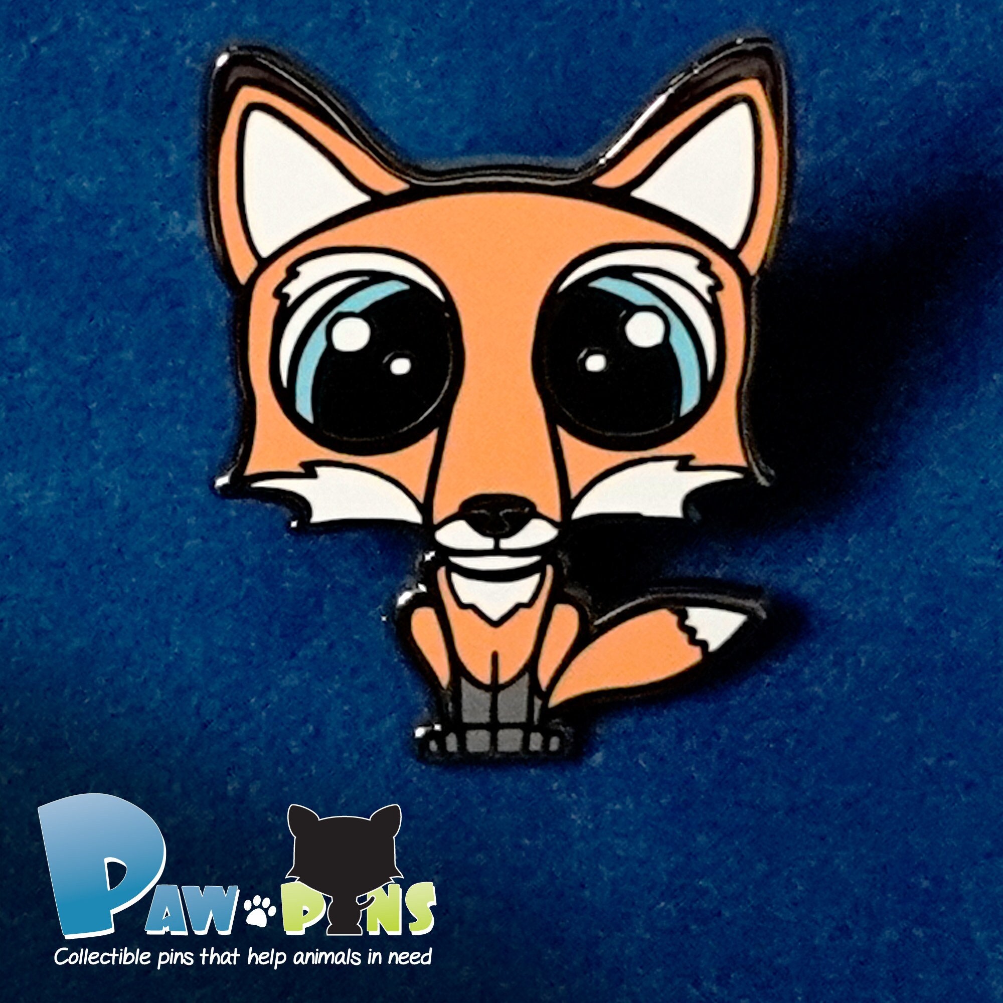 Cute Fox Enamel Pin, Fox Pin Gift, Hard Enamel Animal Pin, Animal Lover ...
