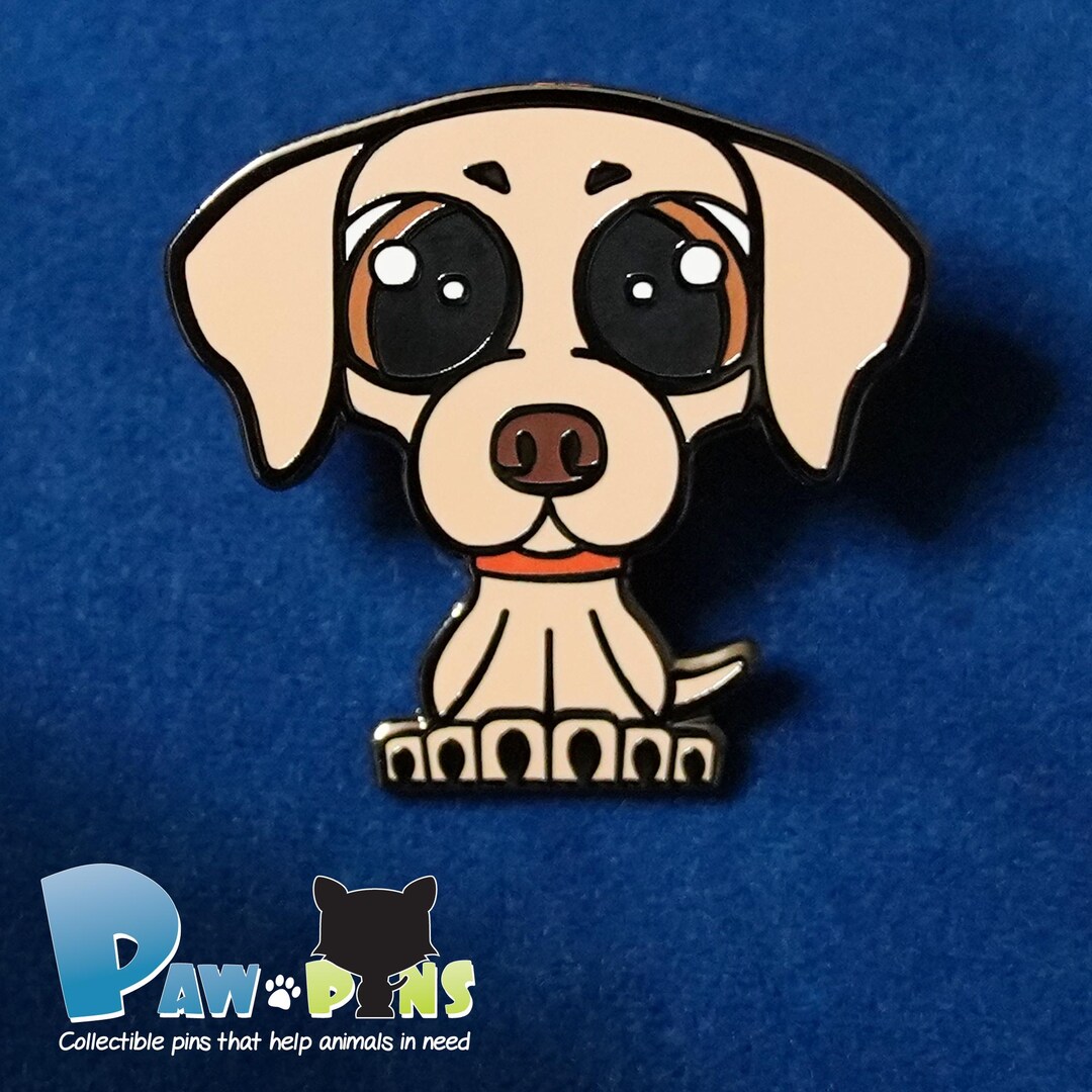 Cute Labrador Enamel Pin, Labrador Pin Gift, Hard Enamel Animal Pin ...
