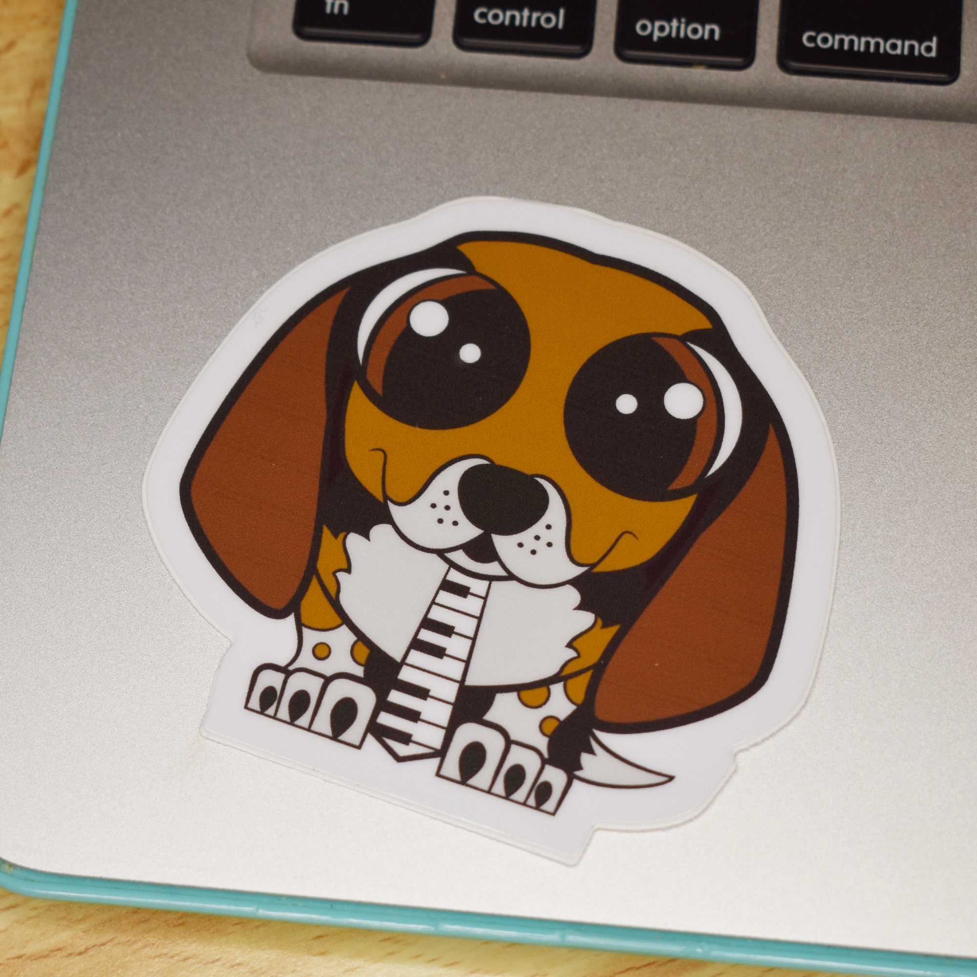Cute Beagle Vinyl Sticker Beagle Sticker Gift Cute Animal Etsy