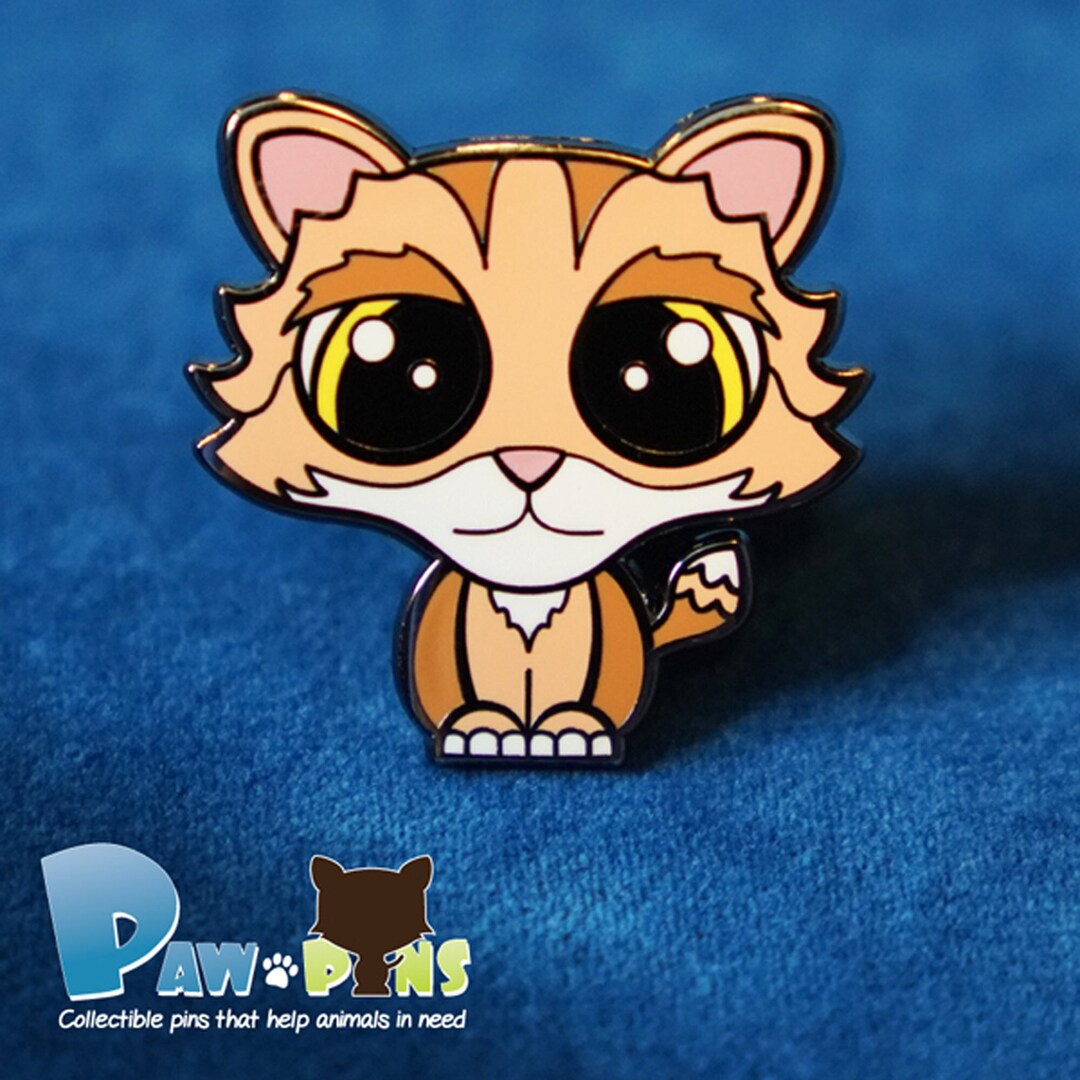 Cute Cat Enamel Pin, Cat Pin Gift, Hard Enamel Animal Pin, Animal Lover ...