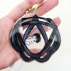 Morpheus sandman shaker keychain
