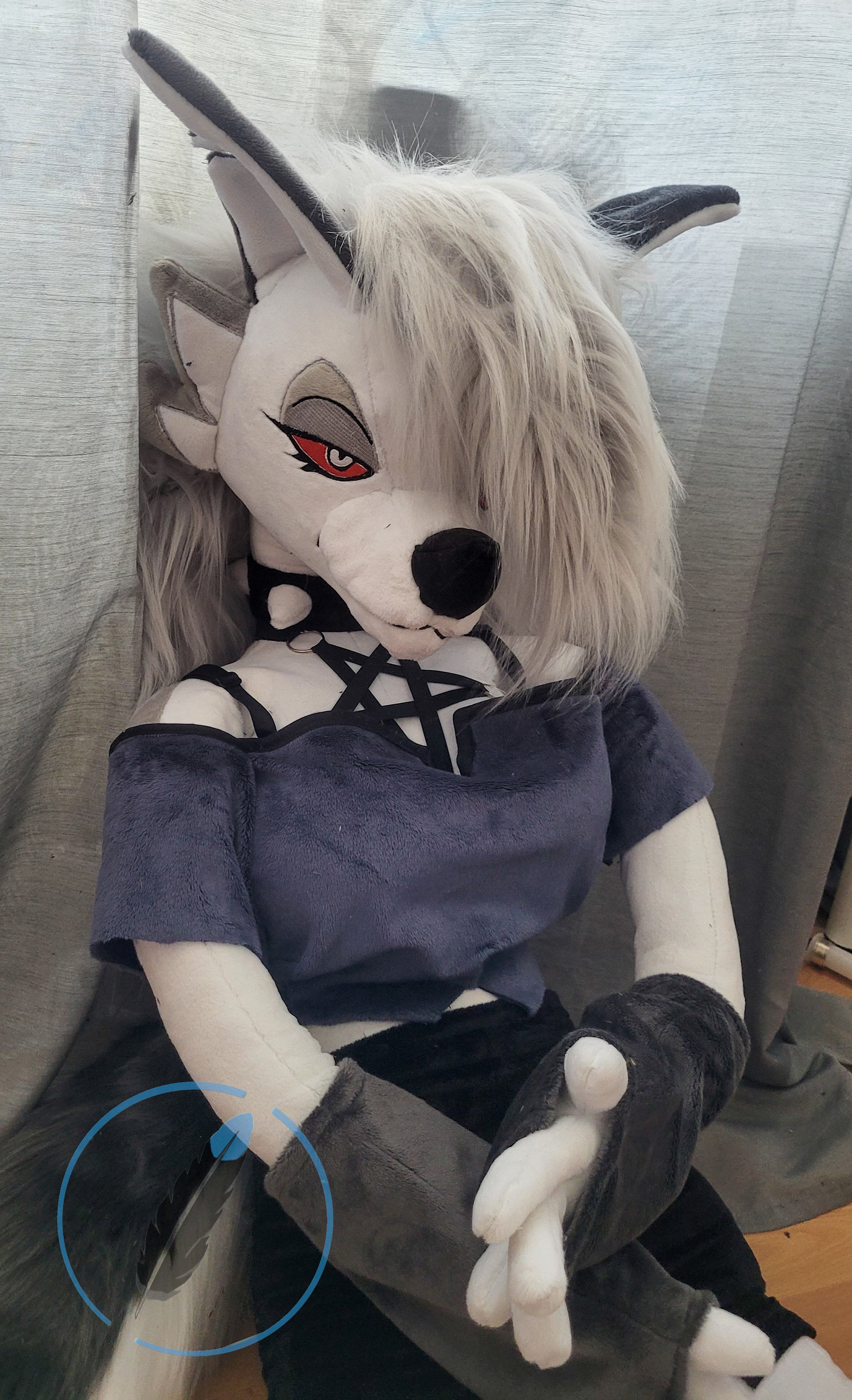 Lifesize Helluva Boss Loona Plush - Etsy