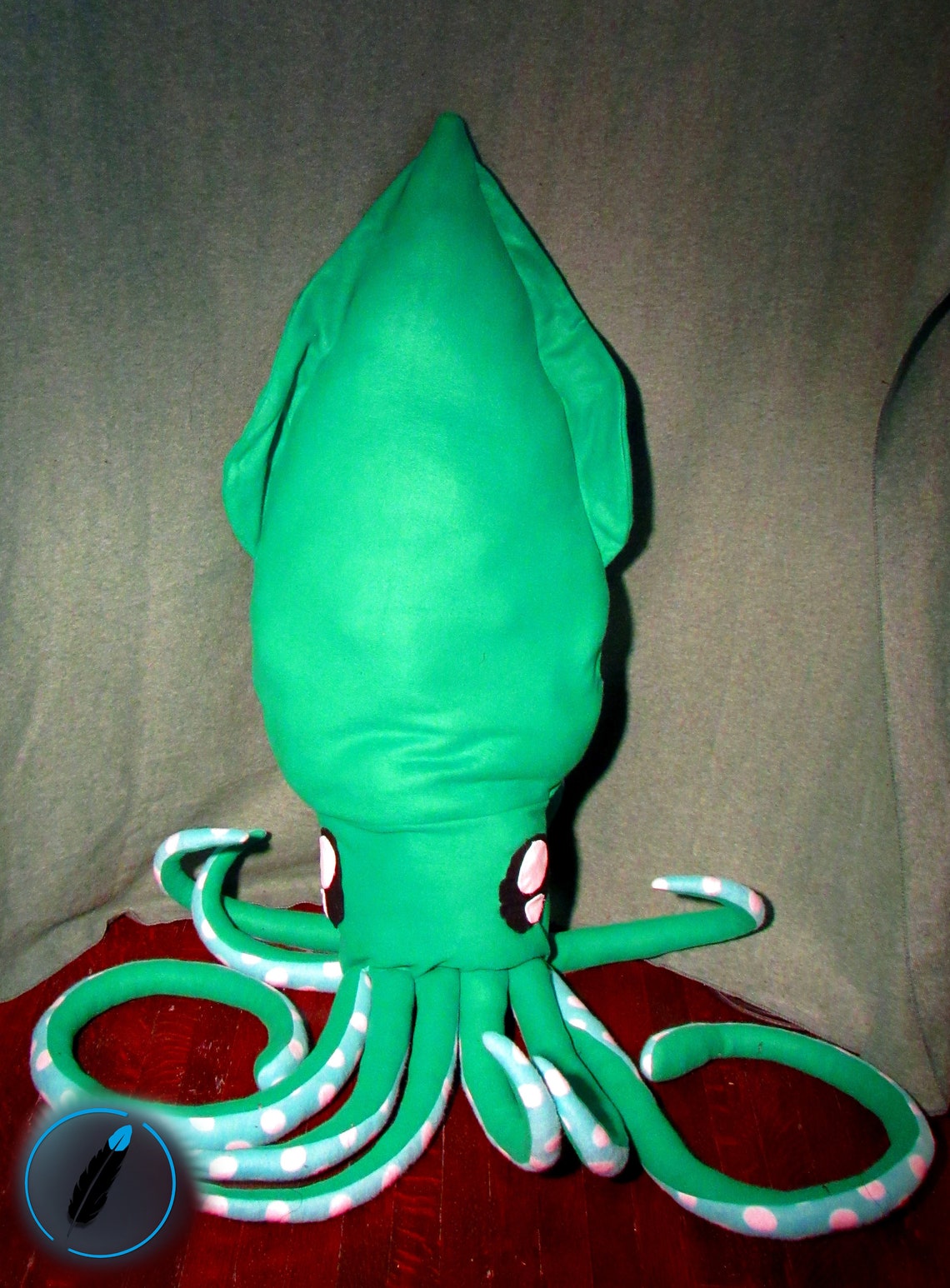 8ft 2.5m Giant Squid body Pillow stuffed animal Plush Etsy