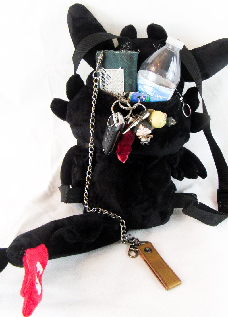 Toothless Dragon Backpack Plush Etsy