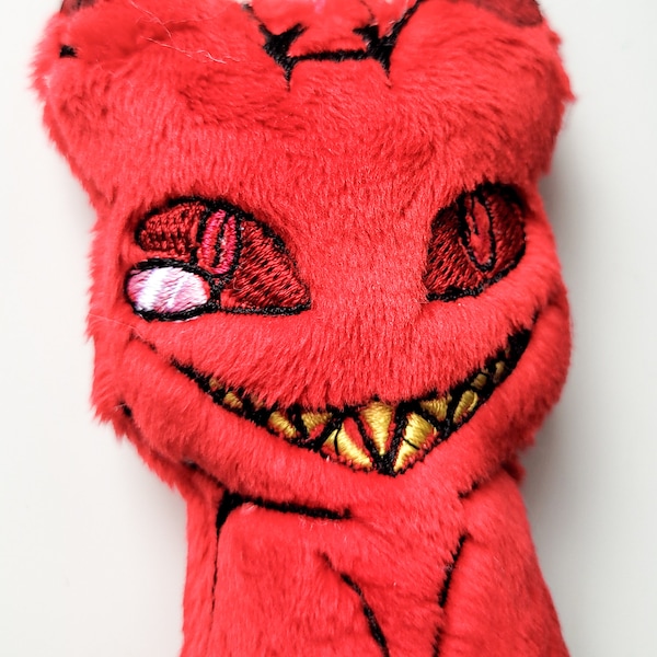 Alastor cat keychain plush