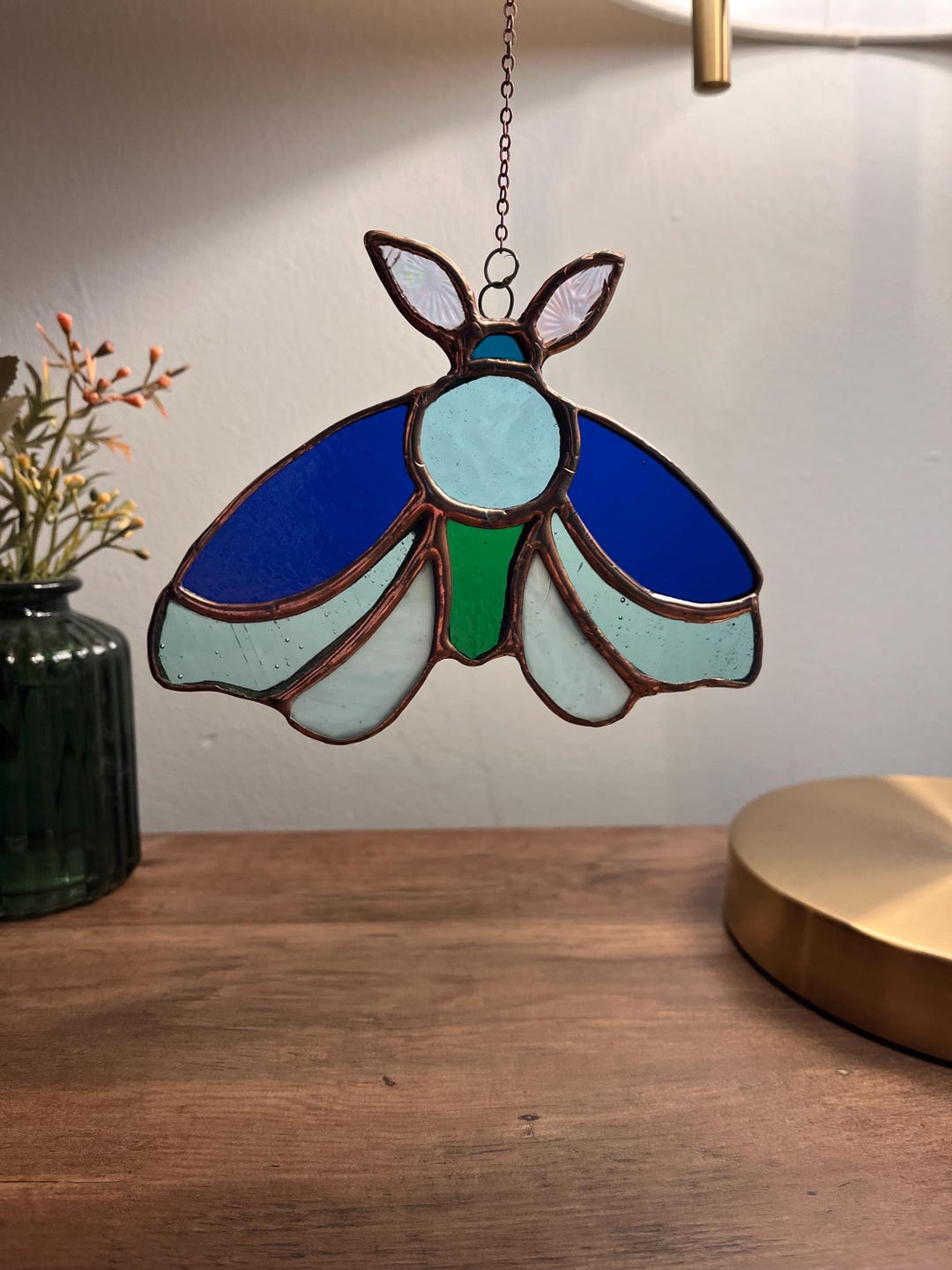 Beautiful Moth Stained Glass Suncatcher - Etsy