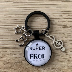 Keychain, super teacher, teacher gift, teacher