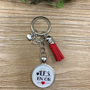 Keychain, your, school, gift