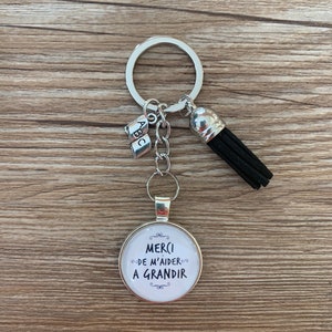 Thank you for helping me grow, keychain, teachers, gift