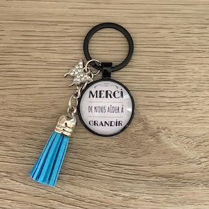 Thank you for helping us grow, keychain, teachers, gift