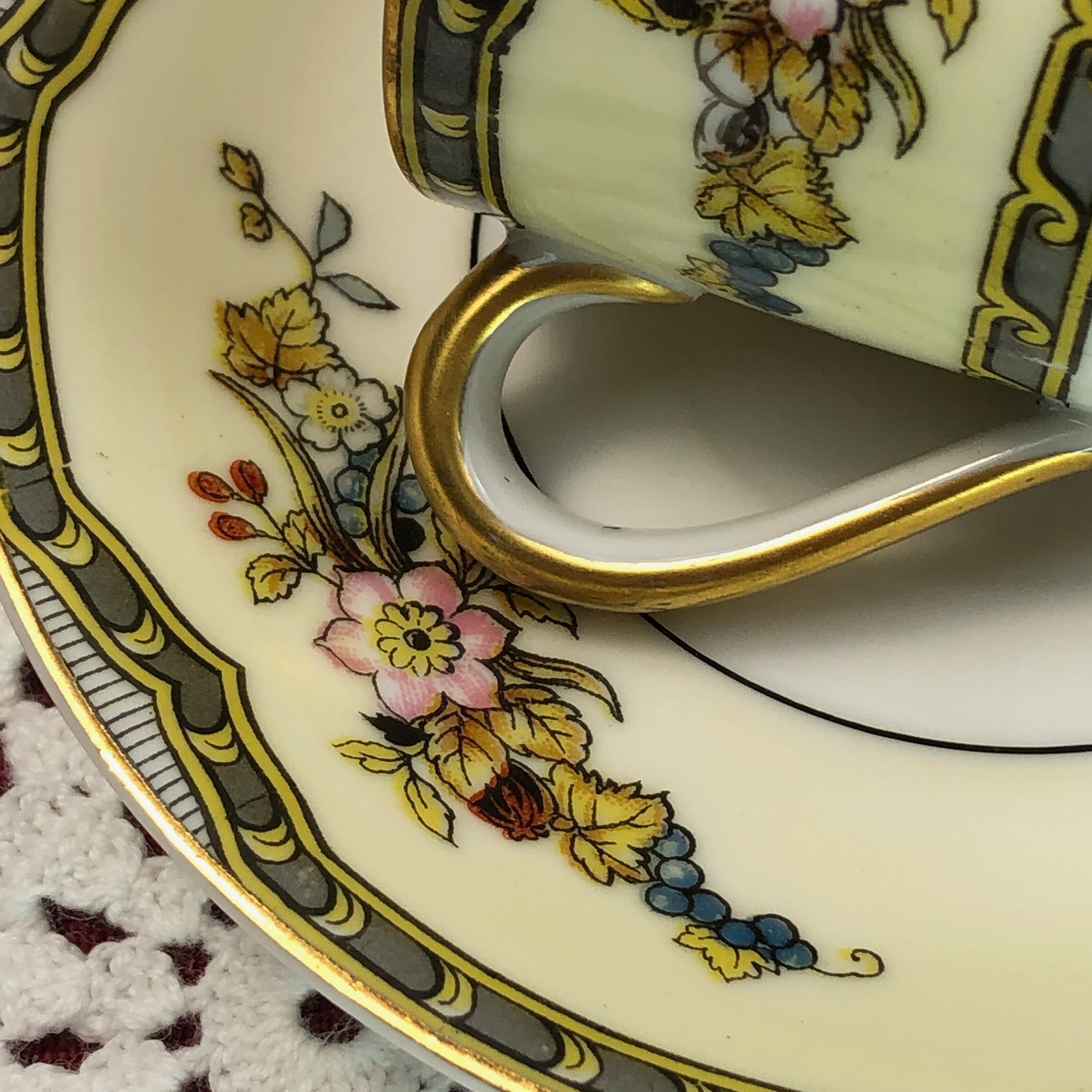 Espresso Cup and Saucer by Noritake in Windsor Design Made in Etsy