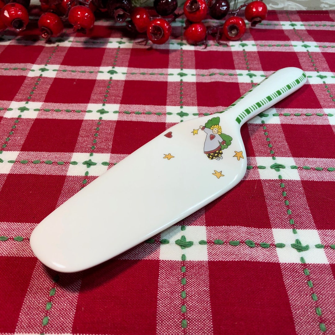 Pie or Cake Server in Angel Design Christmas Pie Server Etsy