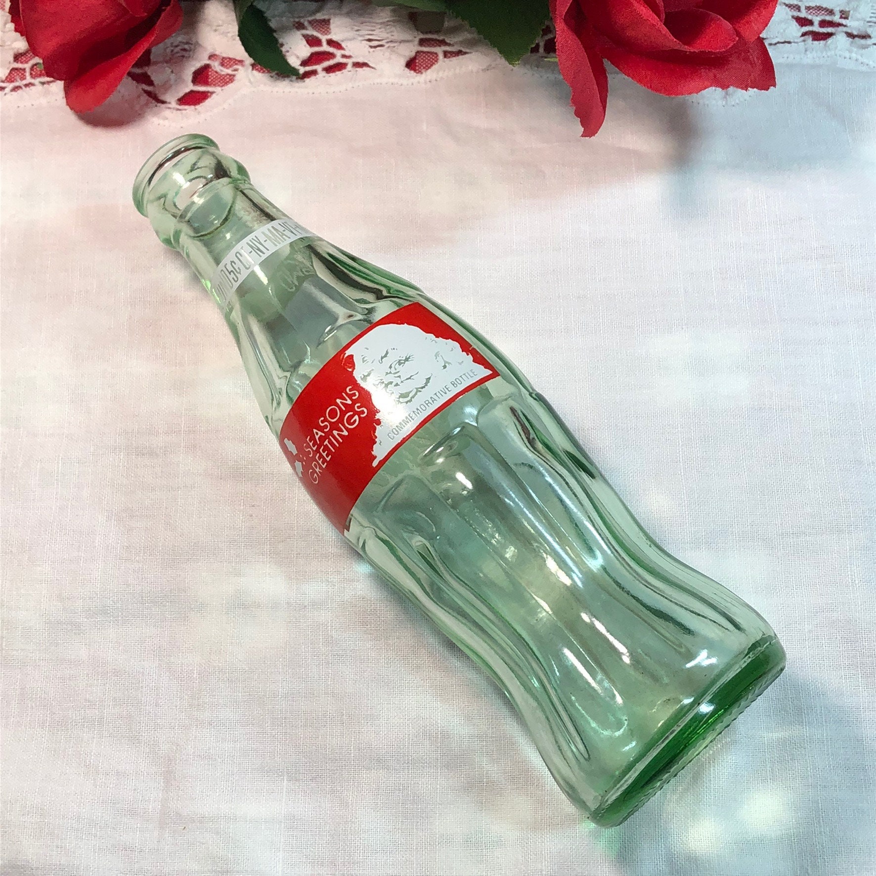 Coke Bottle Commemorative Edition Seasons Greetings Classic | Etsy
