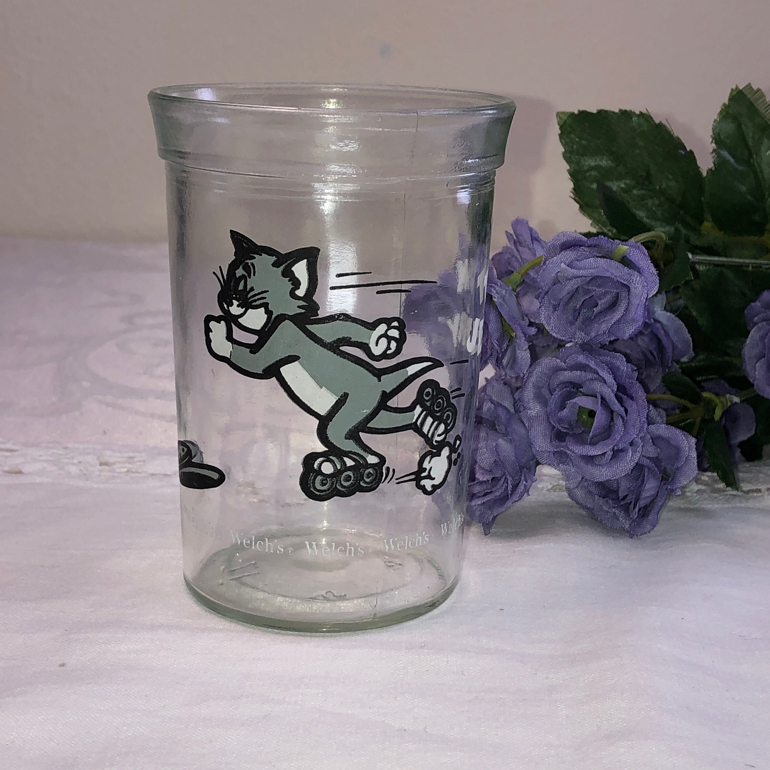 Welch's Jelly Jar in Tom and Jerry Design 1990 Turner Etsy UK