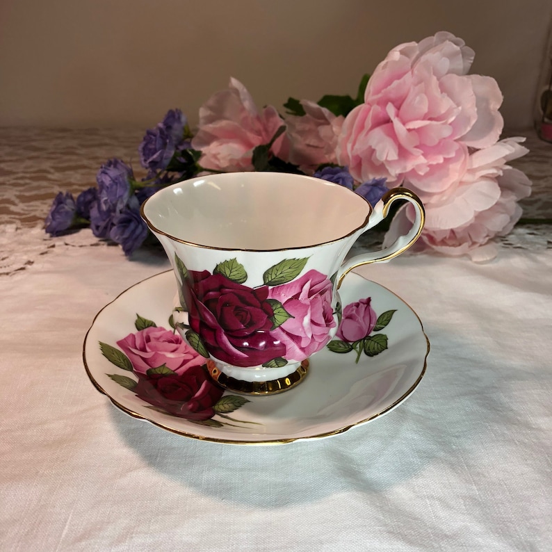 Royal London Teacup and Saucer Bone China Made in England Etsy