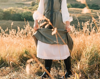 Weißer Petticoat, Petticoat-Rock, Petticoat-Slip, weißer Unterrock, Baumwollunterrock, A-Linie, weißer Unterrock