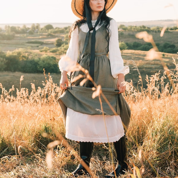 Weißer Petticoat, A-Linie Petticoat, Petticoat Rock, Petticoat Slip, Spitzenrand, Baumwoll-Unterrock, Baumwollunterrock, Weißer Unterrock