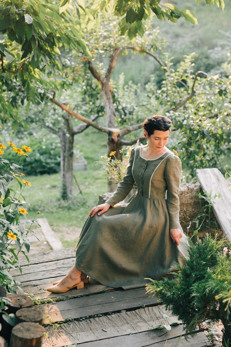 Victoria Linen Dress main image 0