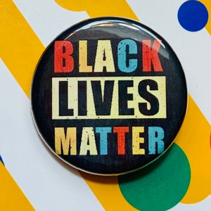Black Lives Matter-knop | 1,25 inch | BLM-pin | rassengelijkheid