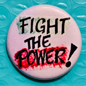 Bestrijding van de macht | 1,25 inch pinback knop | Black Lives Matter | Blm