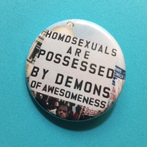 Queer Awesomeness 1.25 inch pinback