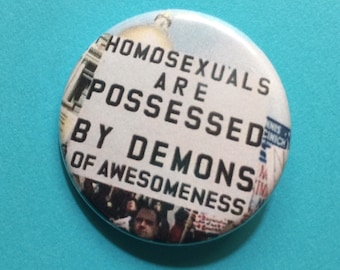 Queer Awesomeness 1.25 inch pinback