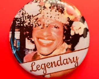Marsha P. Johnson | Legendary | 1.25 inch political button | LGBTQIA+ | Stonewall | black history