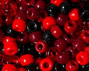 Reigned Passion Blend Custom Plastic Pony Beads