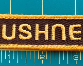 Gold & Braun Hochwertig Gestickter BUSHNELL Patch