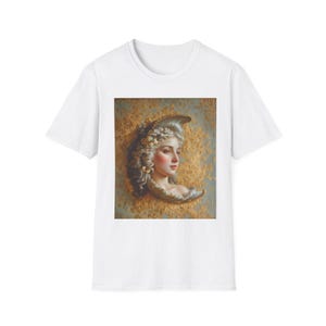 Vintage Goddess T-Shirt, Softstyle Tee, Unisex Apparel, Art Lover Gift, Casual Wear, Unique Fashion Statement