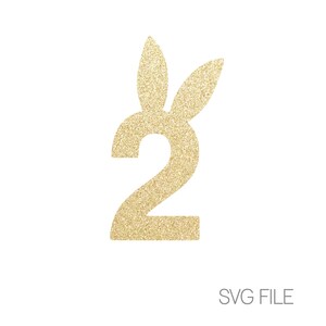 bunny 2 SVG File | Rabbit Ears SVG | 2 Rabbit SVG | Digital Download  | svg