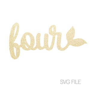 Vier Meerjungfrau Schwanz SVG | Digitaler Download | svg
