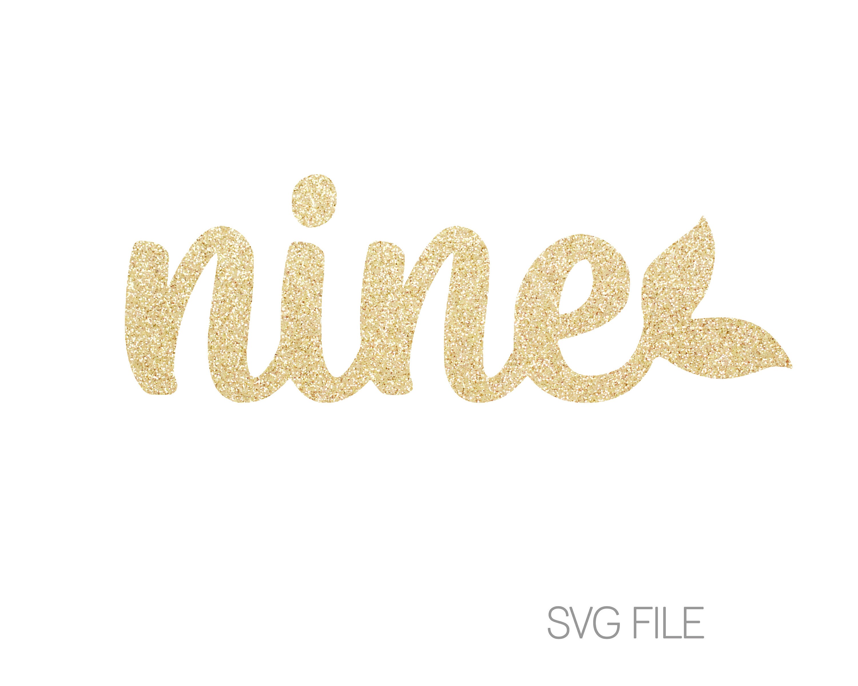 Download Nine Mermaid Tail Svg Digital Download Svg Etsy