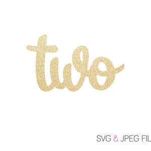 Two SVG | 2nd birthday SVG | 2 SVG |  Digital Download  | svg