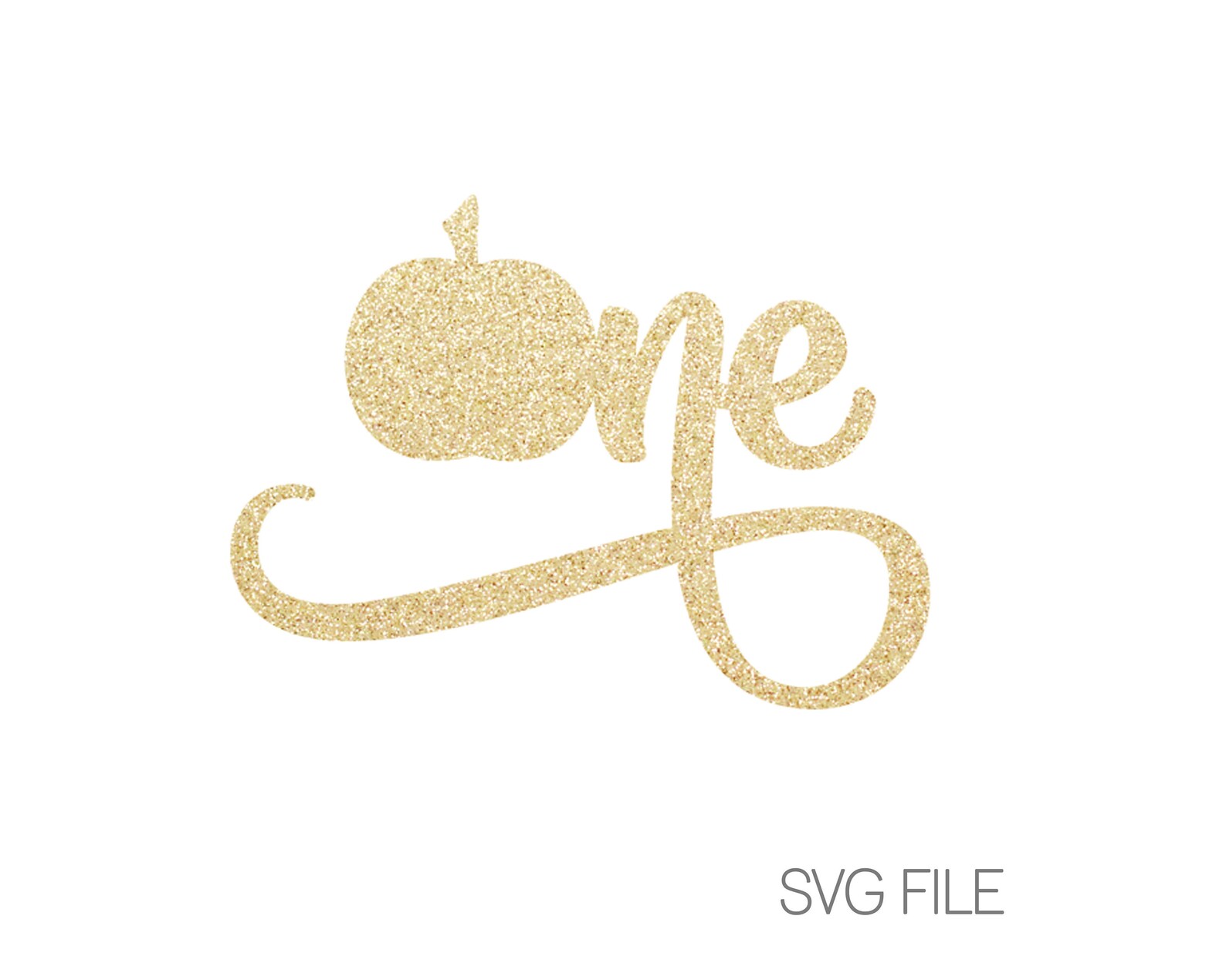 One Pumpkin SVG Fall Birthday First Birthday SVG Digital - Etsy