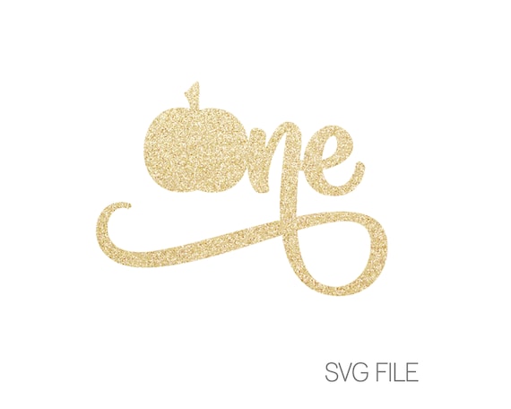 Download One Pumpkin Svg Fall Birthday First Birthday Svg Digital Etsy