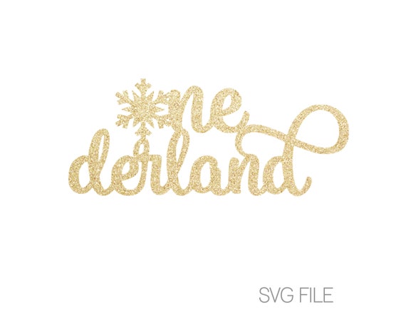 Download Onederland SVG Onederland Snowflake Winter Christmas | Etsy