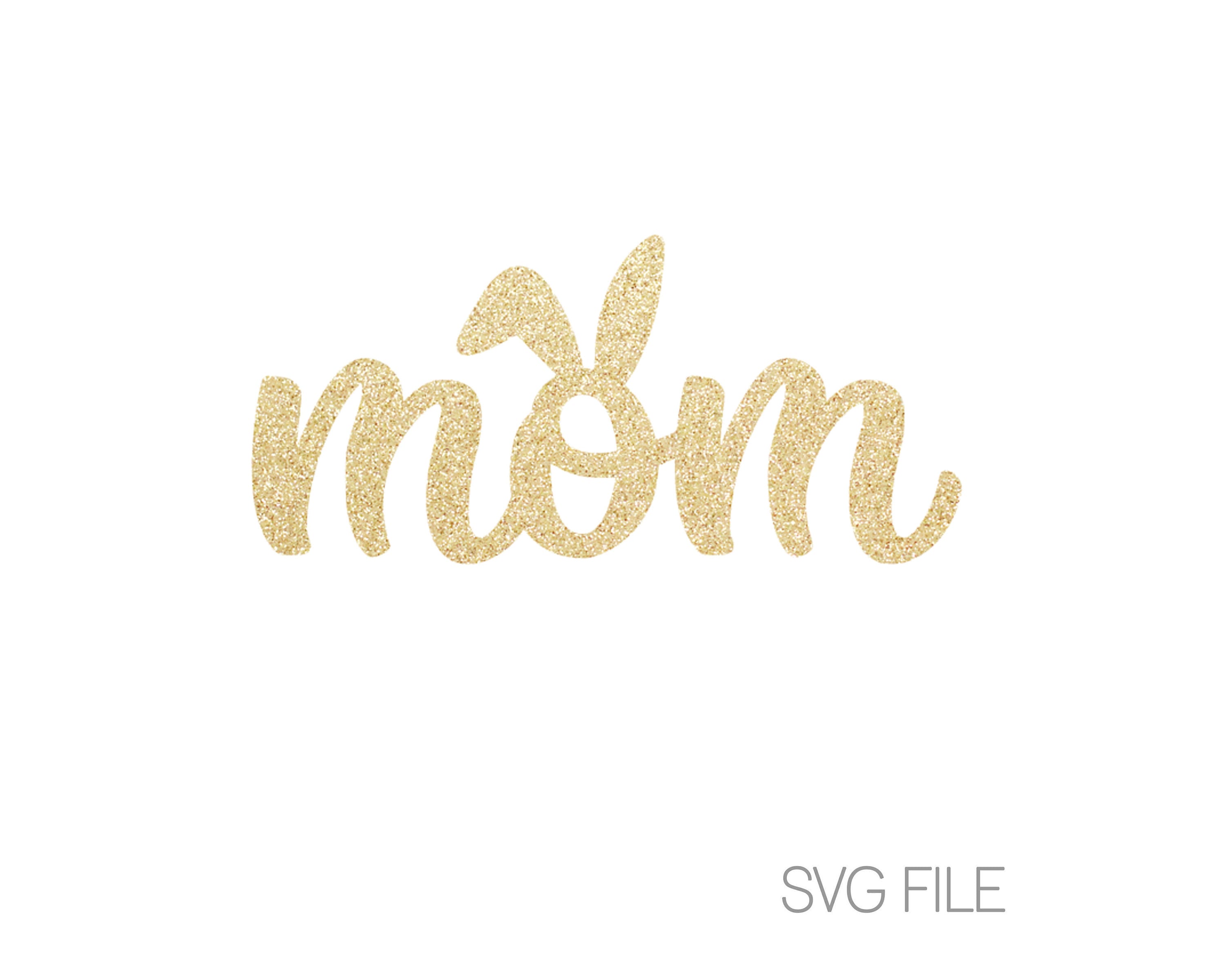 Download Mom Bunny Rabbit SVG Easter Mom SVG Digital Download | Etsy