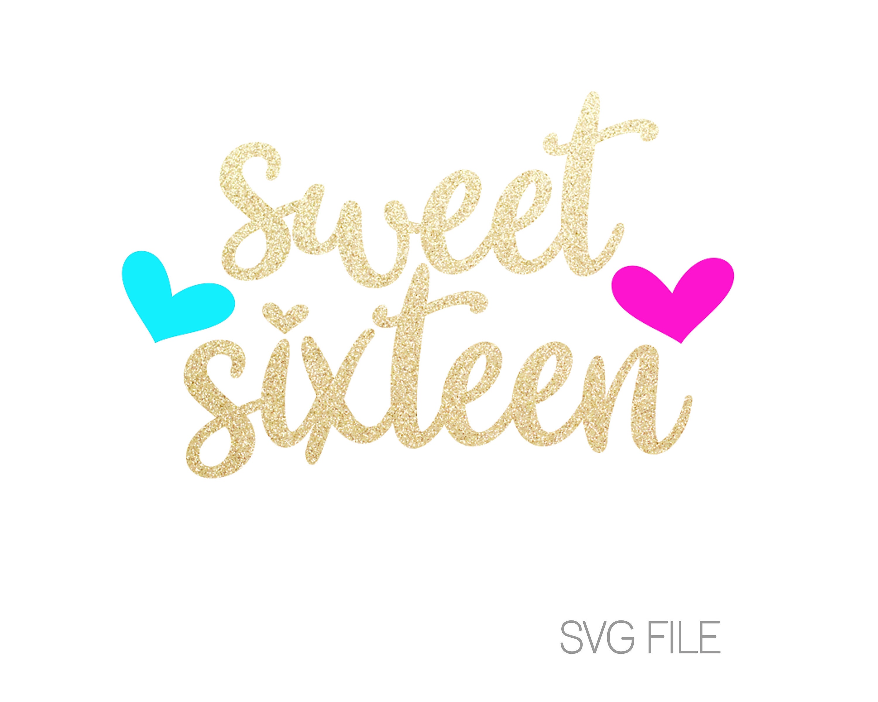 Free Free 68 My Sweet Sixteen Svg SVG PNG EPS DXF File