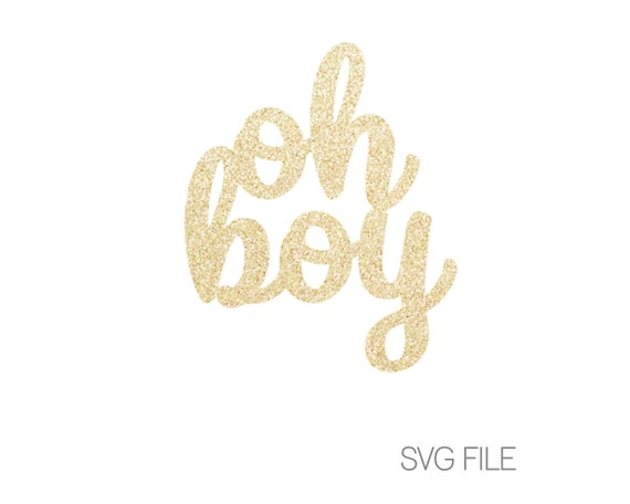 Download Oh Boy Svg File Baby Shower Svg Digital Download Svg Etsy