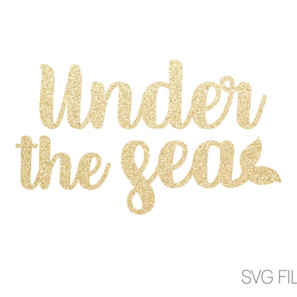 Under the Sea SVG | Mermaid SVG | Digital Download | svg